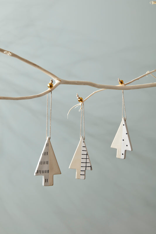 Jolin Tree Ornaments Set of 4 By Accent Decor | Ornaments | Modishstore - 1