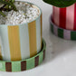 Joyelle Pot with Saucer Set of 4 By Accent Decor | Planters, Troughs & Cachepots | Modishstore - 1