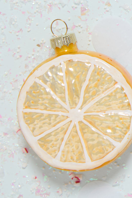 Juicy Lemon Ornament Set of 4 By Accent Decor | Ornaments | Modishstore - 1