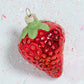Juicy Strawberry Ornament Set of 4 By Accent DŽcor