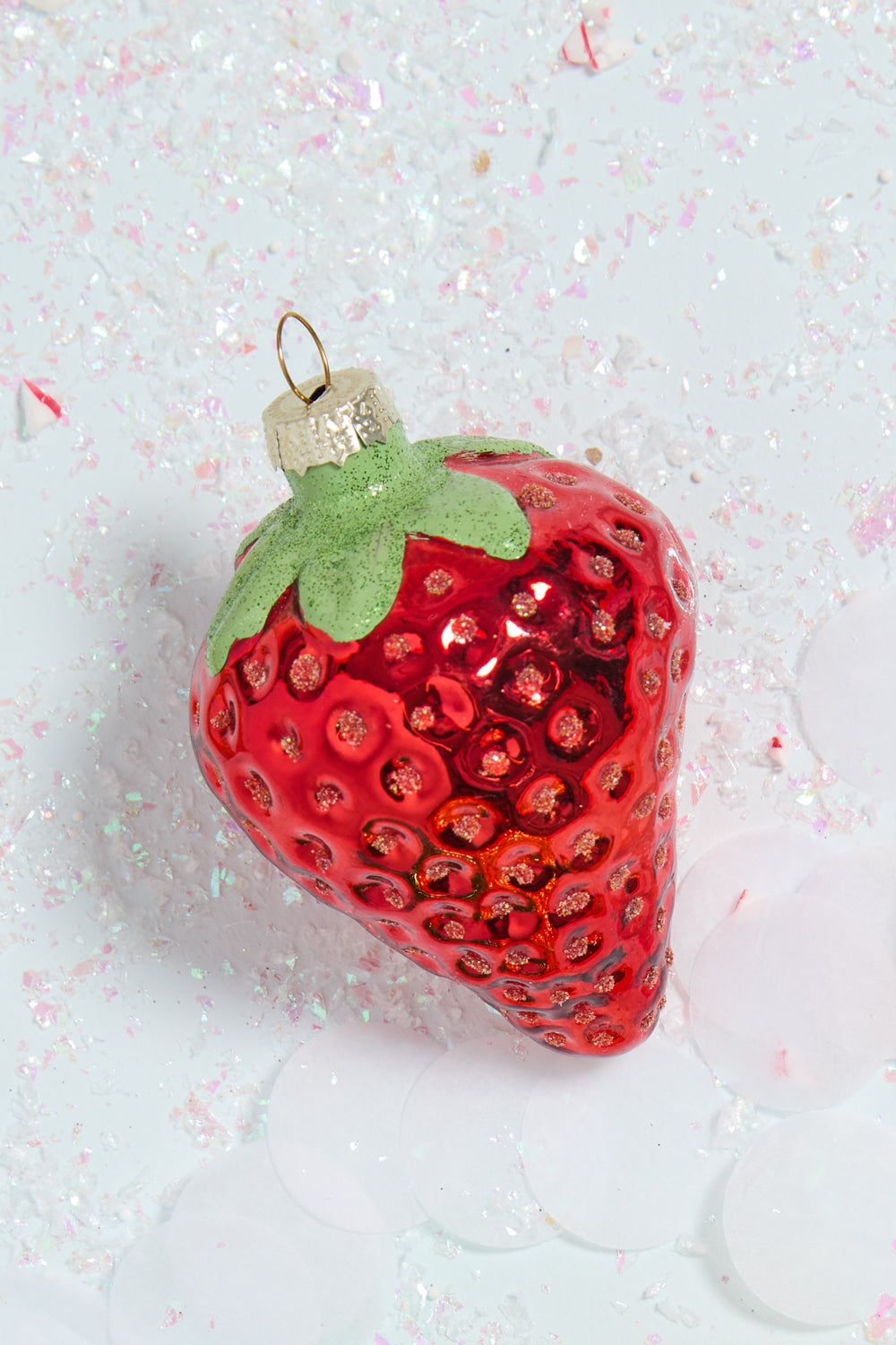 Juicy Strawberry Ornament Set of 4 By Accent DŽcor
