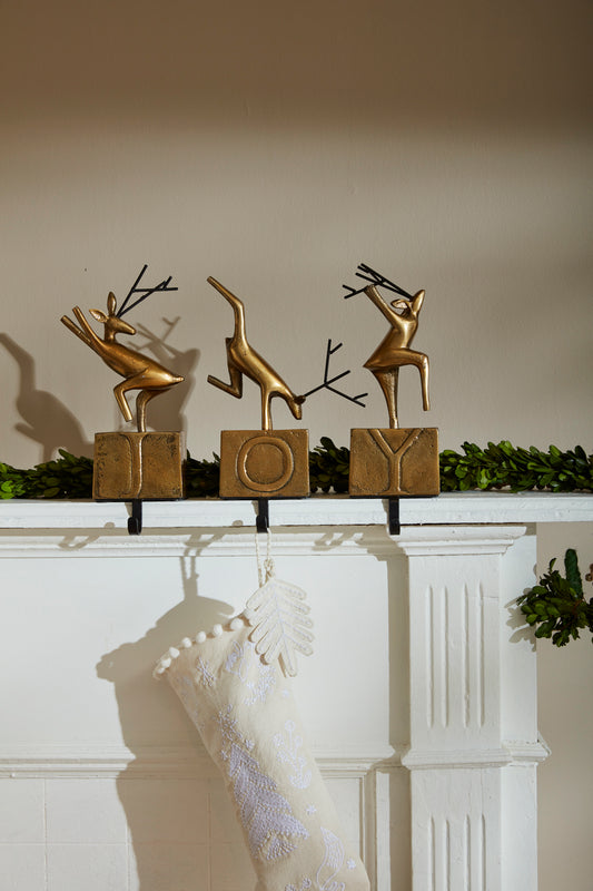 Jumping For Joy Stocking Holder By Accent Decor | Decor | Modishstore - 1