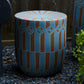 Kaleidoscope Stool By Accent Decor | Planters, Troughs & Cachepots | Modishstore - 3