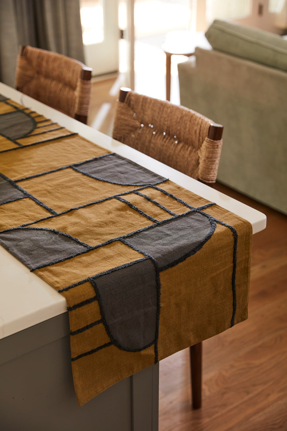 Kiruna Table Runner By Accent Decor | Planters, Troughs & Cachepots | Modishstore - 3