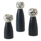 Lady and Gents Budvase Set of 4 By Accent Decor | Vases | Modishstore - 5