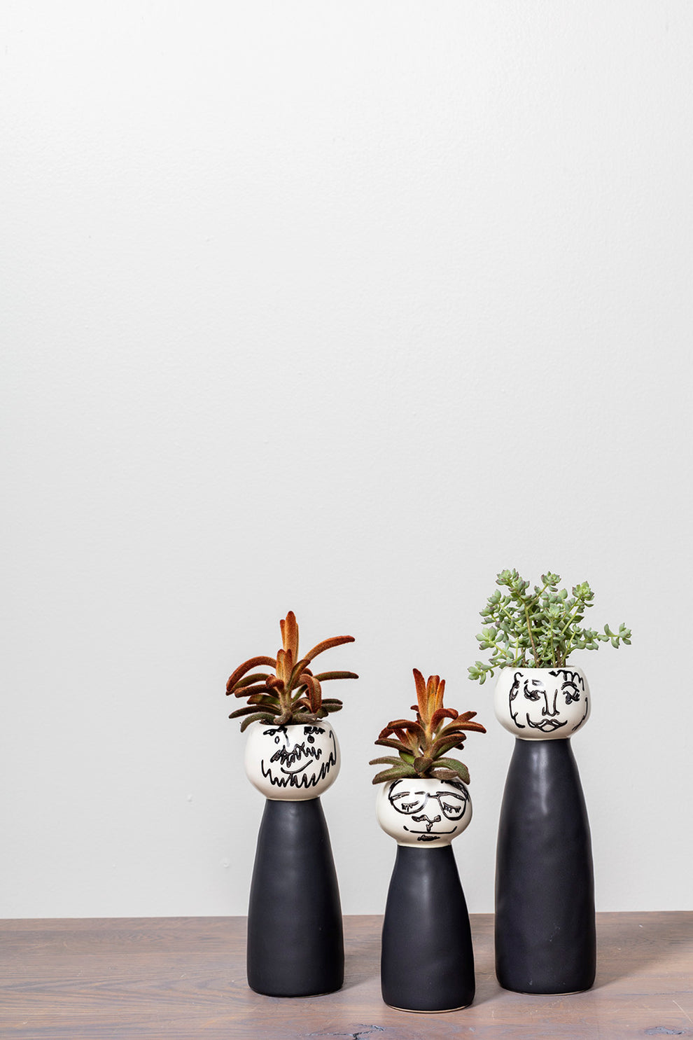 Lady and Gents Budvase Set of 4 By Accent Decor | Vases | Modishstore - 3