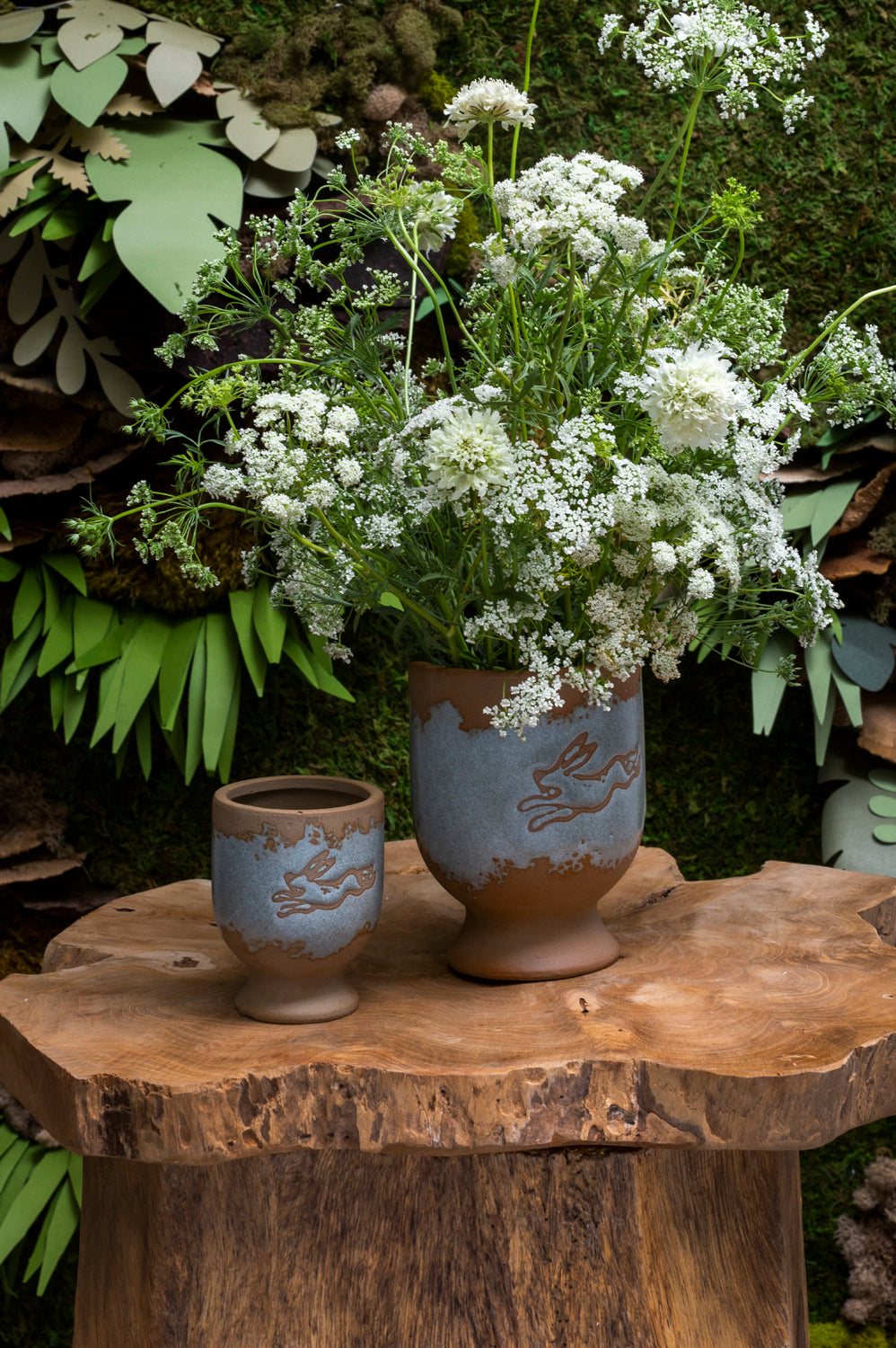 Lapin Pot Set of 8 By Accent Decor | Planters, Troughs & Cachepots | Modishstore - 3