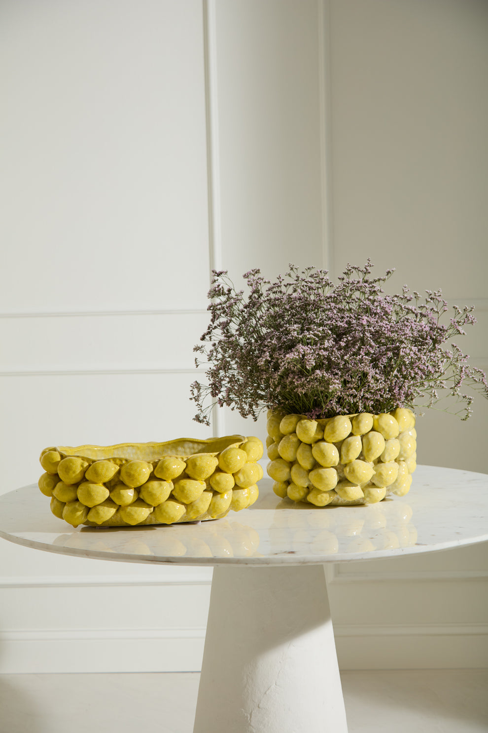 Layered Lemon Collection By Accent Decor | Planters, Troughs & Cachepots | Modishstore - 3