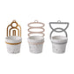 Lazaro Hanging Pot Set of 4 By Accent Decor | Planters, Troughs & Cachepots | Modishstore - 5