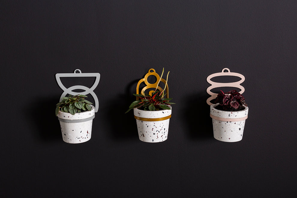 Lazaro Hanging Pot Set of 4 By Accent Decor | Planters, Troughs & Cachepots | Modishstore - 3