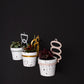 Lazaro Hanging Pot Set of 4 By Accent Decor | Planters, Troughs & Cachepots | Modishstore - 4