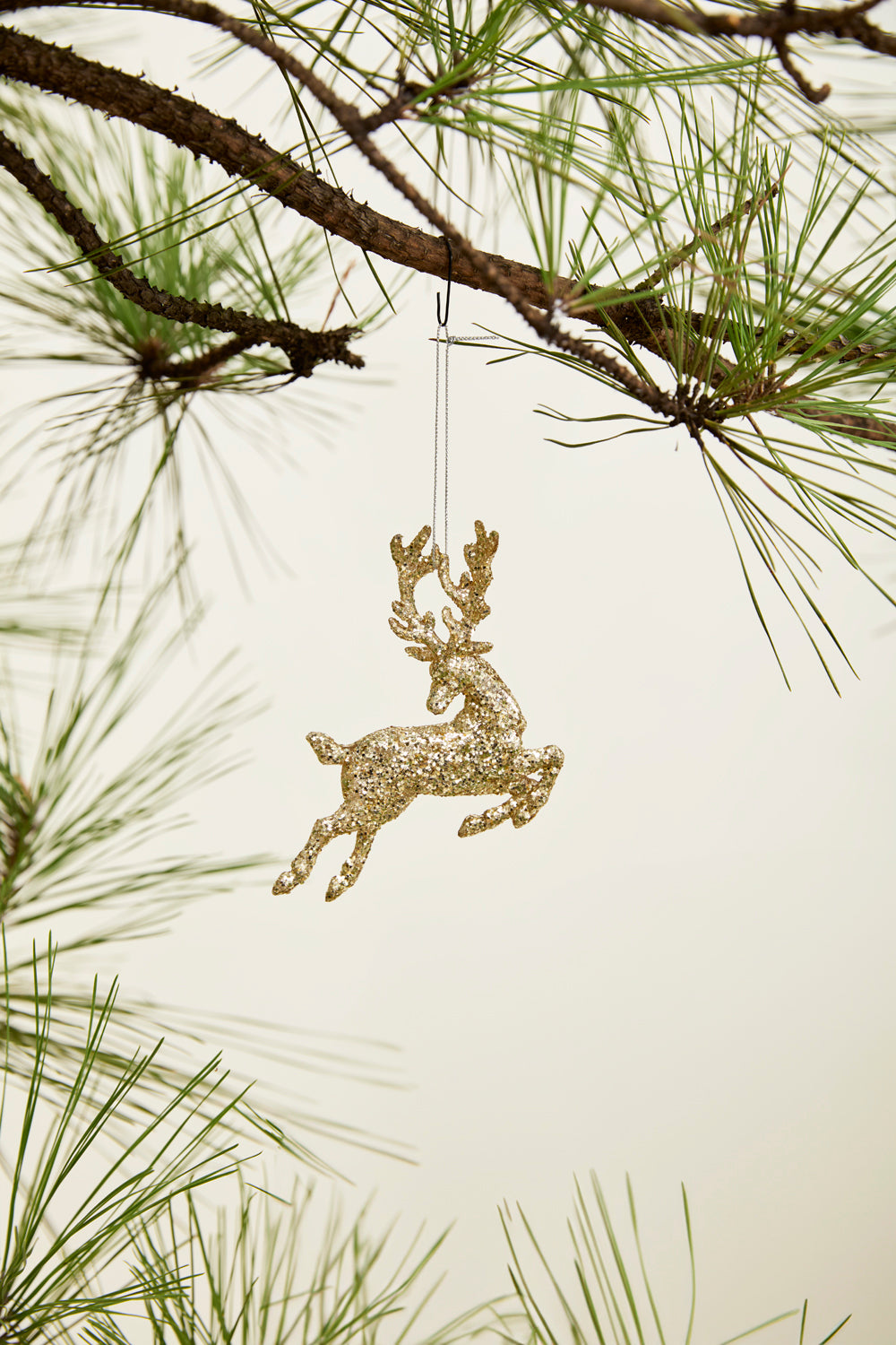 Leaping Deer Ornament Set of 4 By Accent Decor | Ornaments | Modishstore - 3