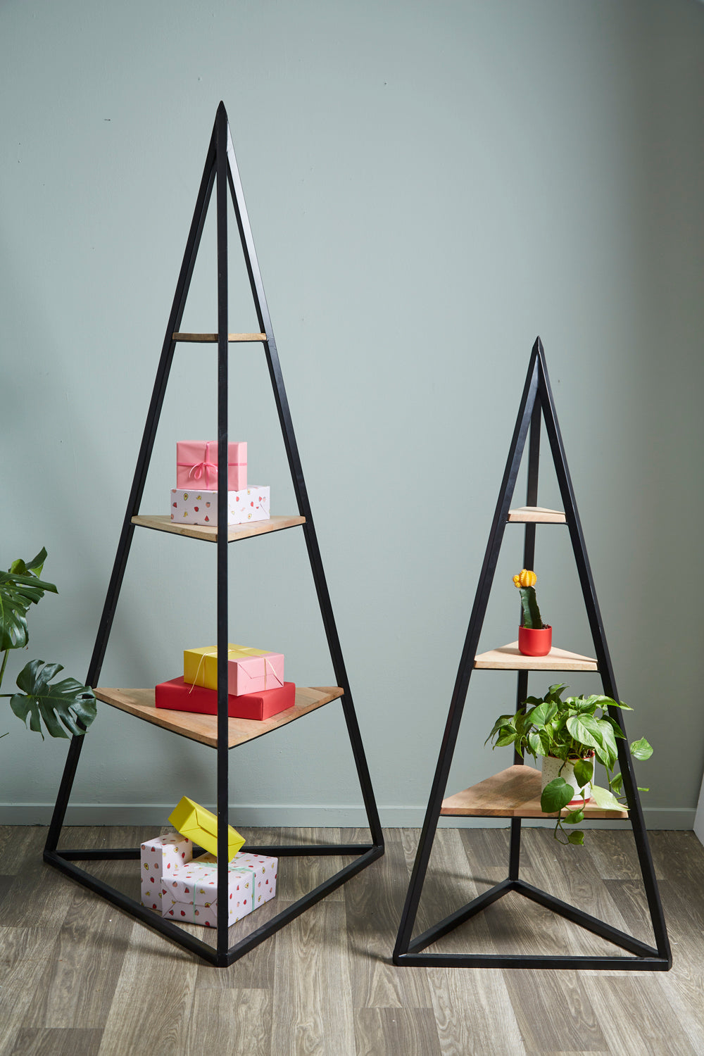 Leyland Triangle Stand By Accent Decor | Stands | Modishstore - 1