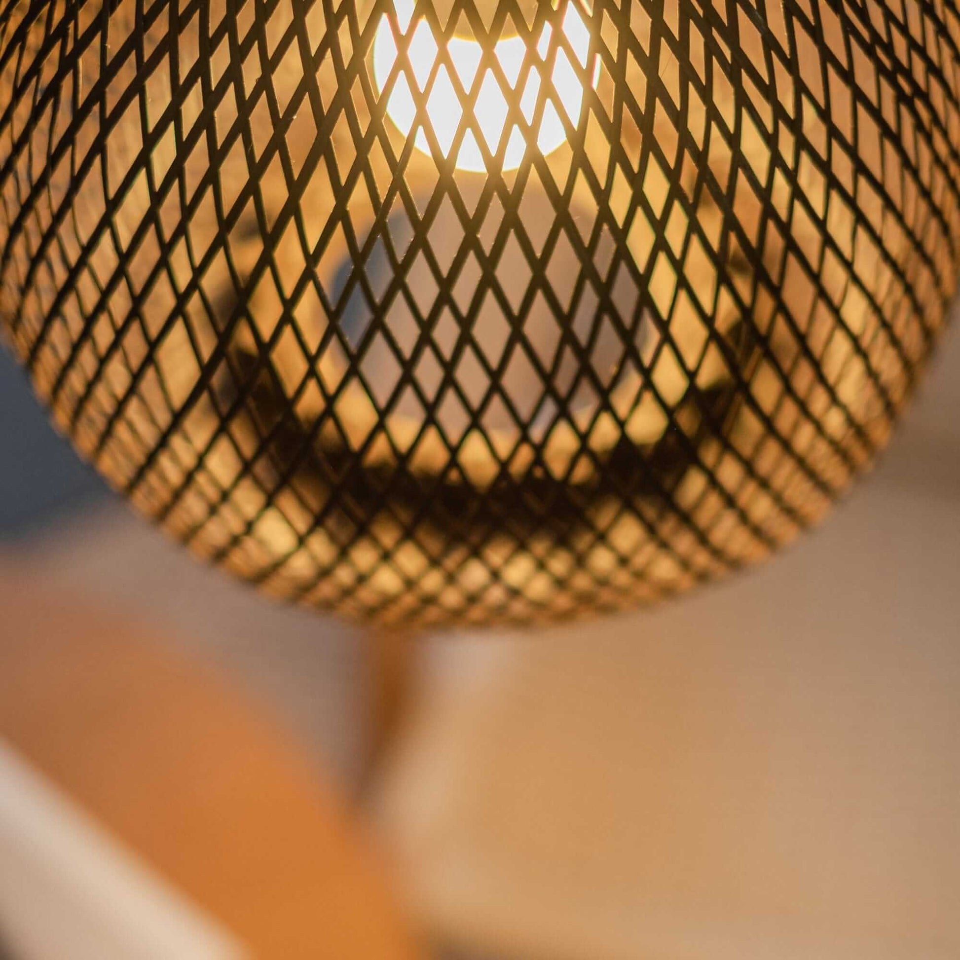 Black Kun Ya Na - Bamboo Pendant Light Shade (10 - 11 Inches) By Thaihome | Pendant Lamps | Modishstore - 5