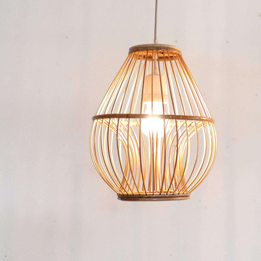 Cha Nai -  Bamboo Pendant Light Shade (25-38 Cm) By Thaihome | Pendant Lamps | Modishstore