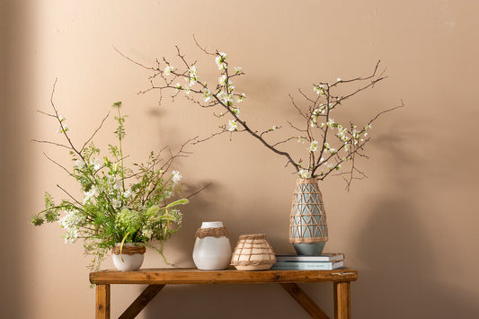 Lissome Collection Set of 4 By Accent Decor | Planters, Troughs & Cachepots | Modishstore - 1