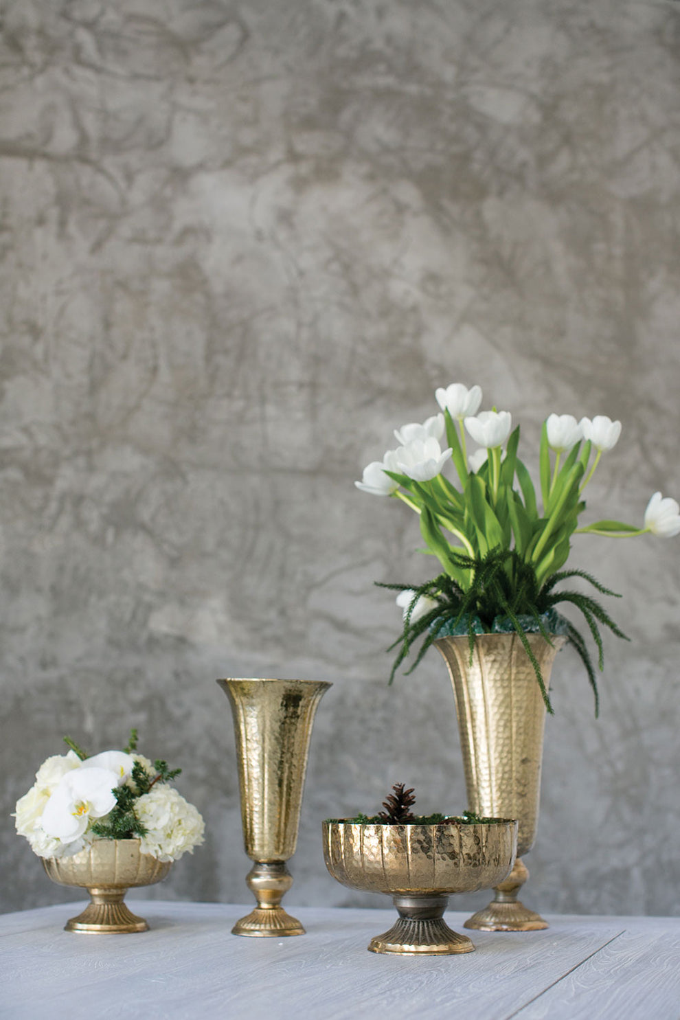 Lita Vase and Compote Set of 4 By Accent Decor | Vases | Modishstore - 5