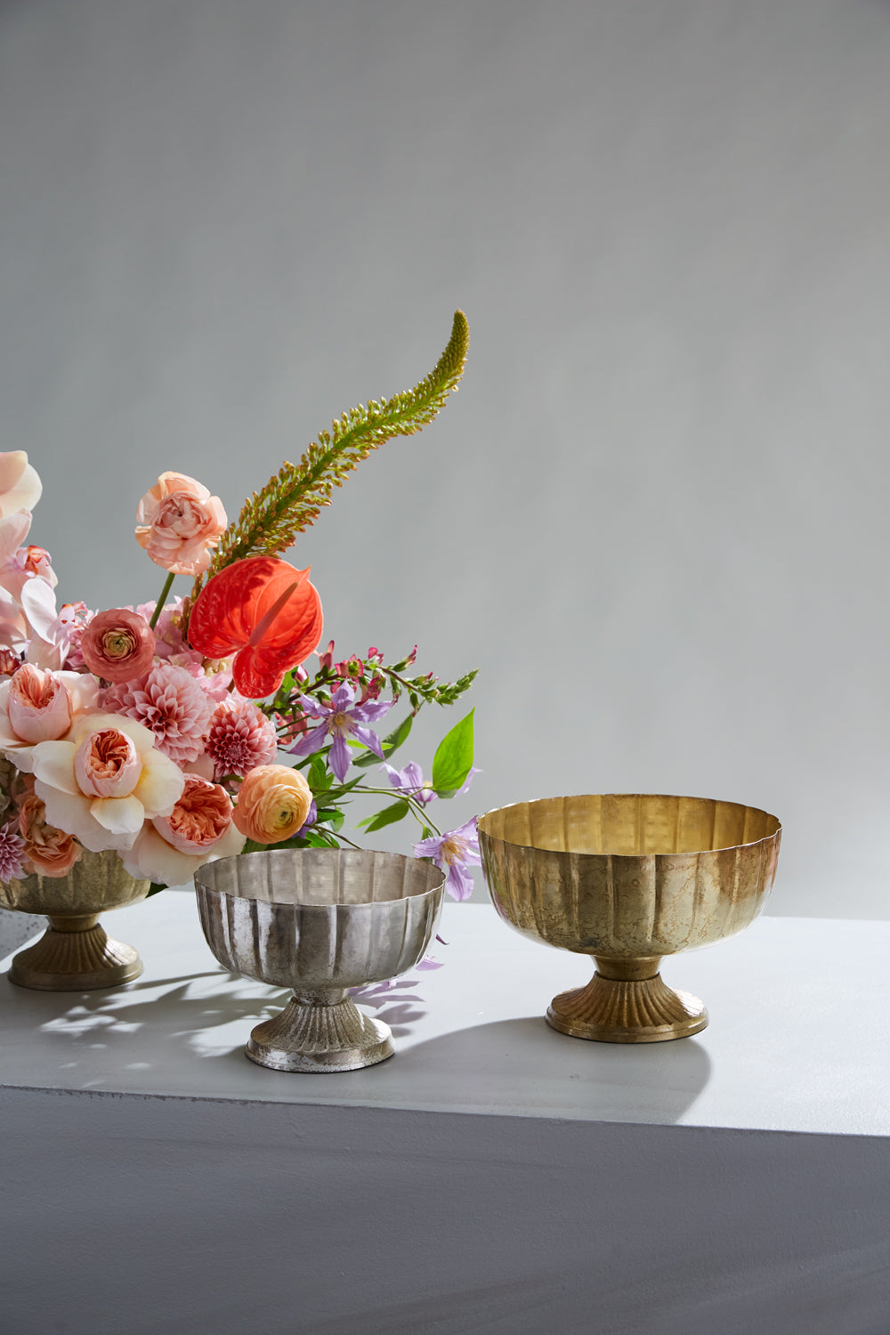Lita Vase and Compote Set of 4 By Accent Decor | Vases | Modishstore - 6