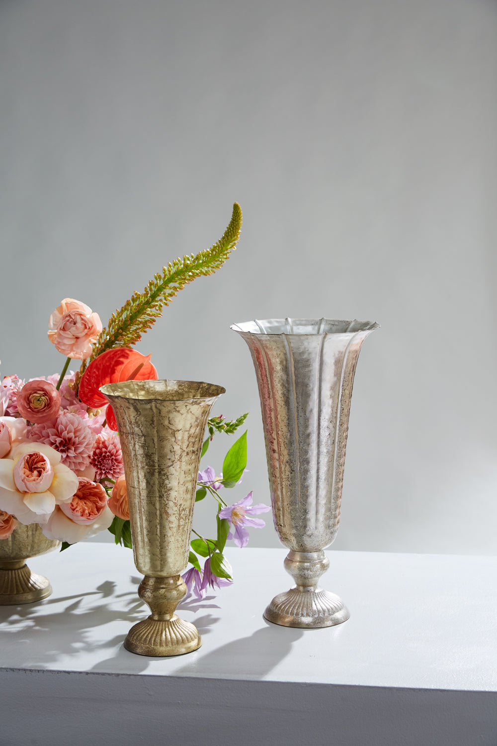 Lita Vase and Compote Set of 4 By Accent Decor | Vases | Modishstore - 7