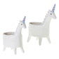 Lolly Unicorn Planter Set of 4 By Accent Decor | Planters, Troughs & Cachepots | Modishstore - 5