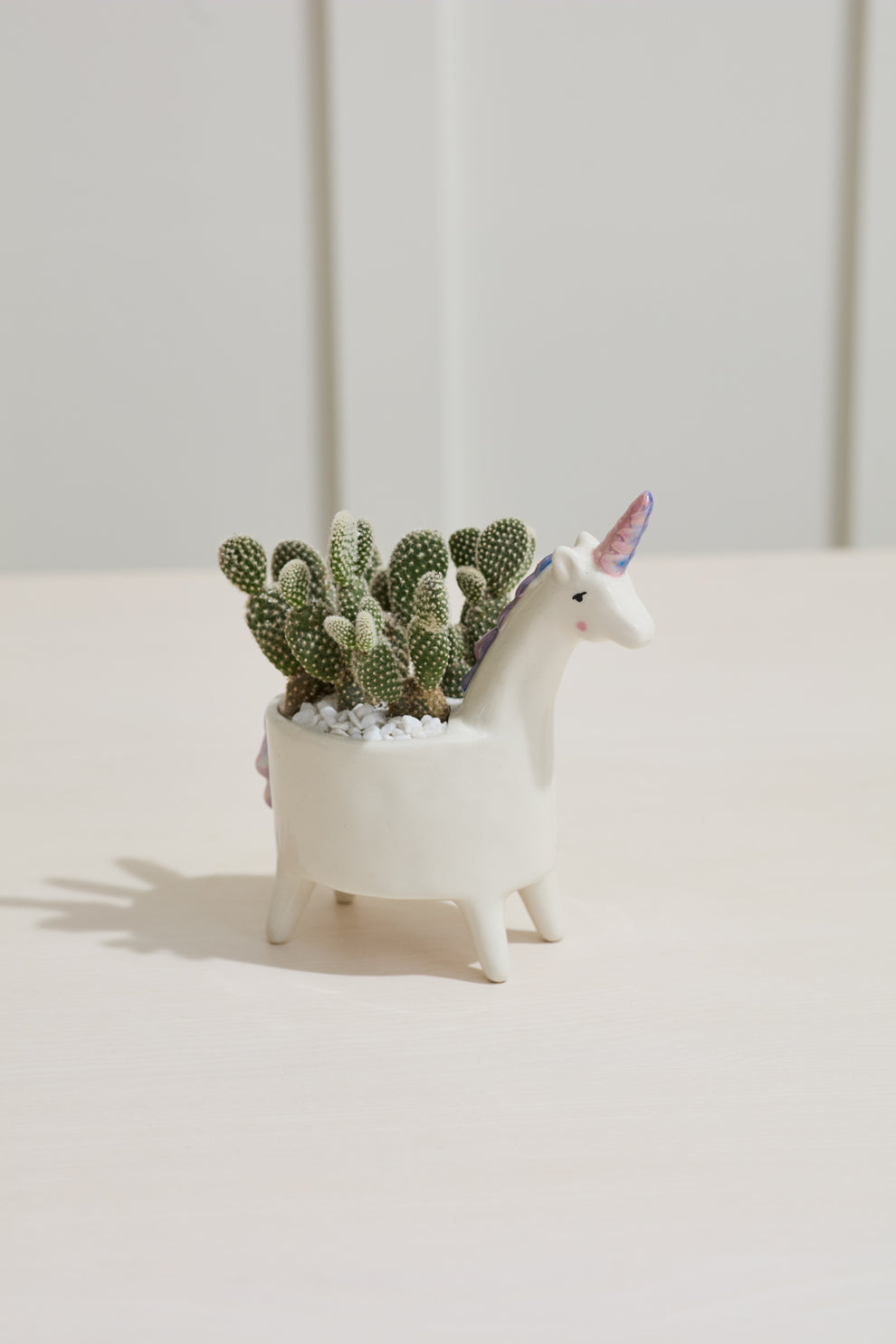 Lolly Unicorn Planter Set of 4 By Accent Decor | Planters, Troughs & Cachepots | Modishstore - 1