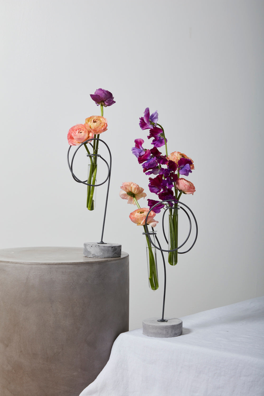 Loopty Loop Stand Set of 8 By Accent Decor | Vases | Modishstore - 1