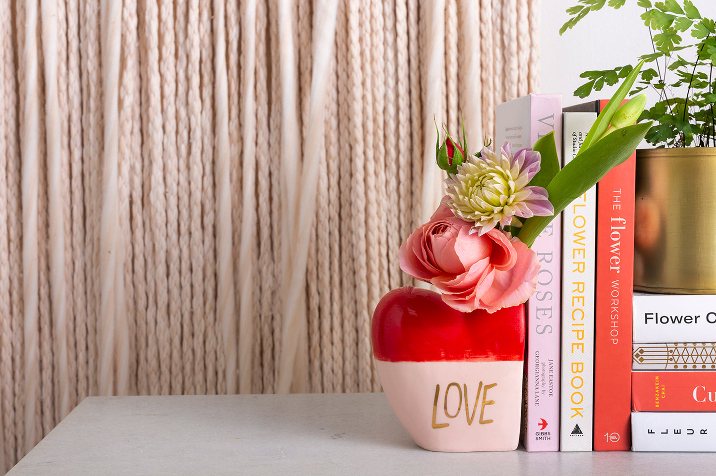Lots of Love Budvase Set of 4 By Accent Decor | Vases | Modishstore - 1