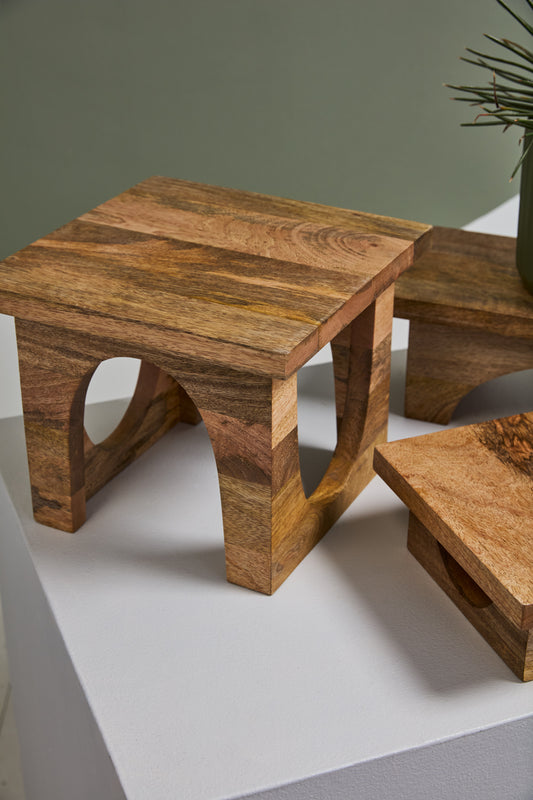 Mainland Stand Set of 2 By Accent Decor | Stands | Modishstore - 1