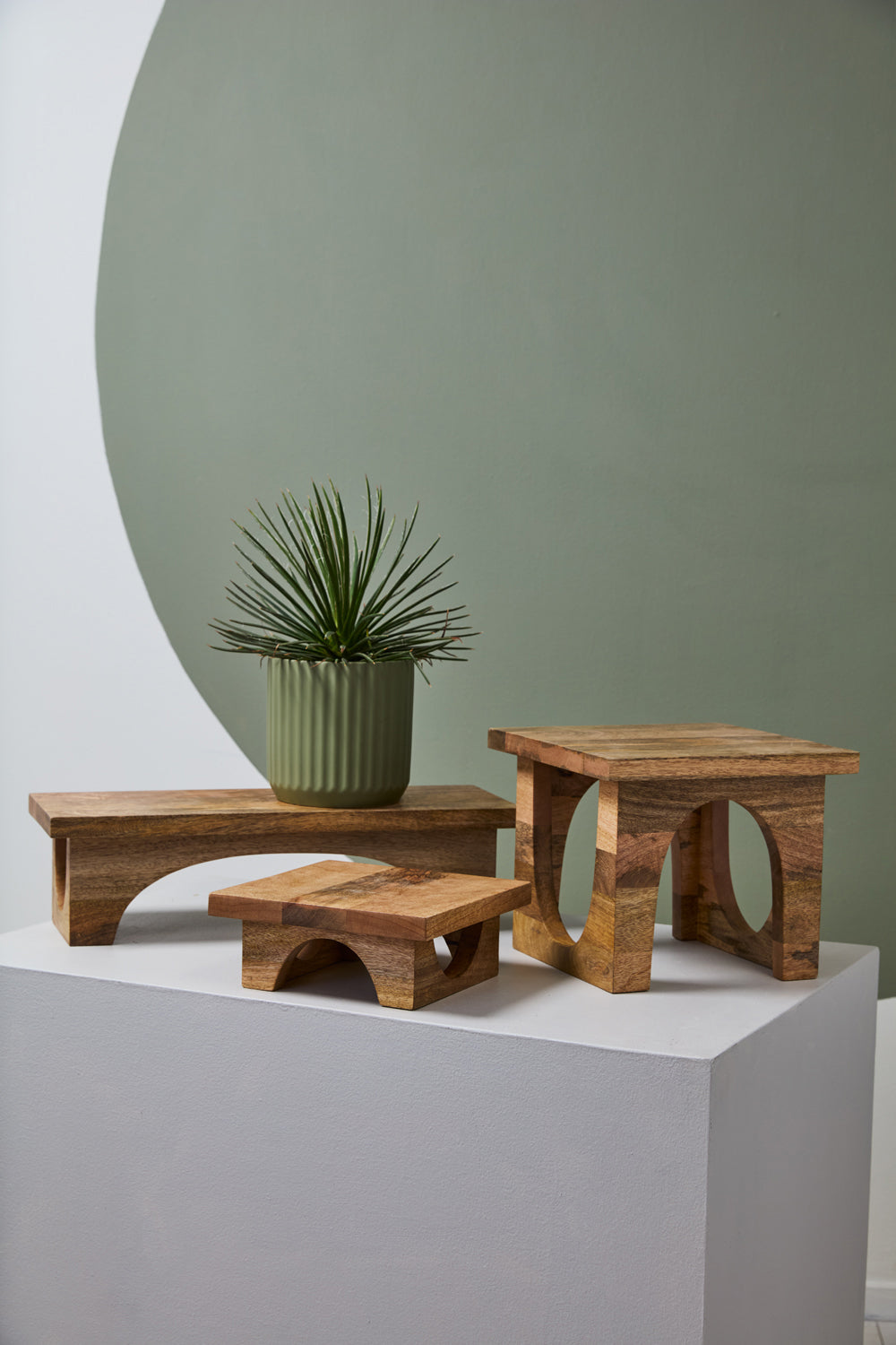 Mainland Stand Set of 2 By Accent Decor | Stands | Modishstore - 3