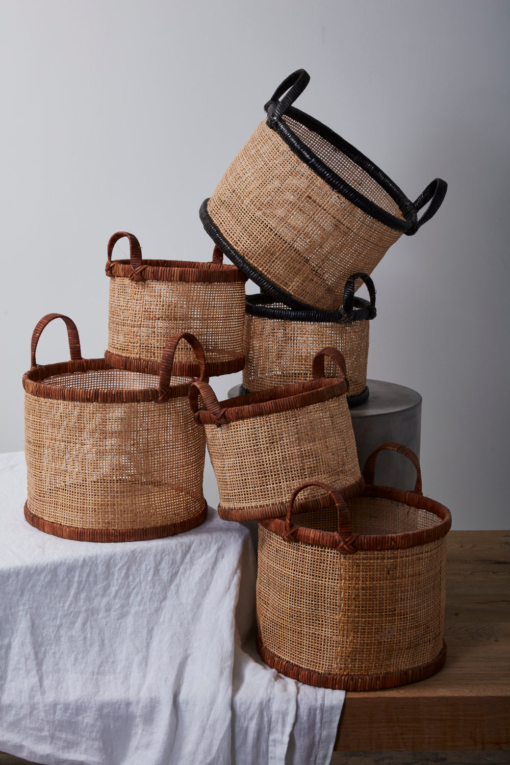 Maple Basket - Set of 2 By Accent Decor | Bins, Baskets & Buckets | Modishstore - 3