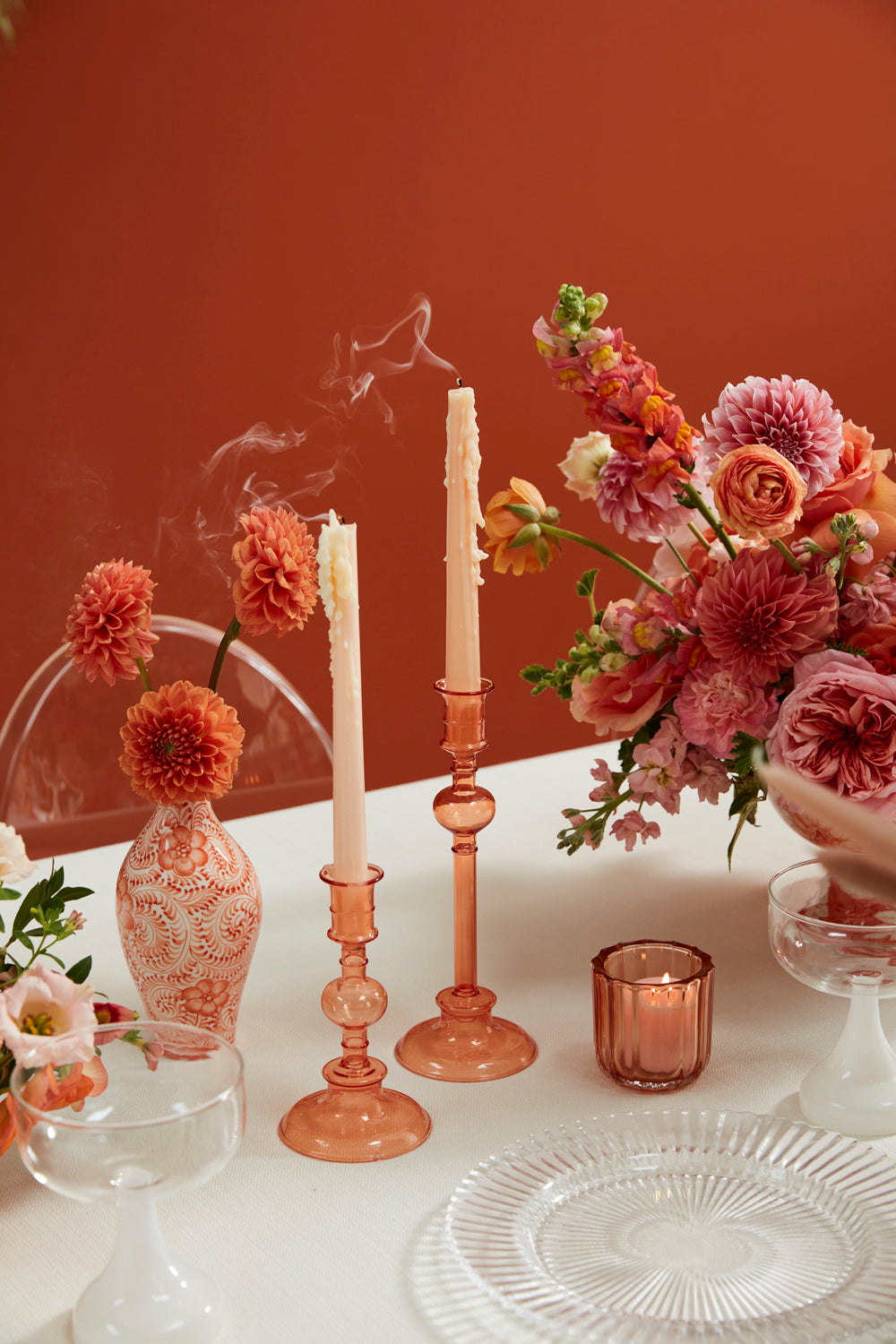 Maren Candlestick Set of 4 By Accent Decor | Candle Holders | Modishstore - 3