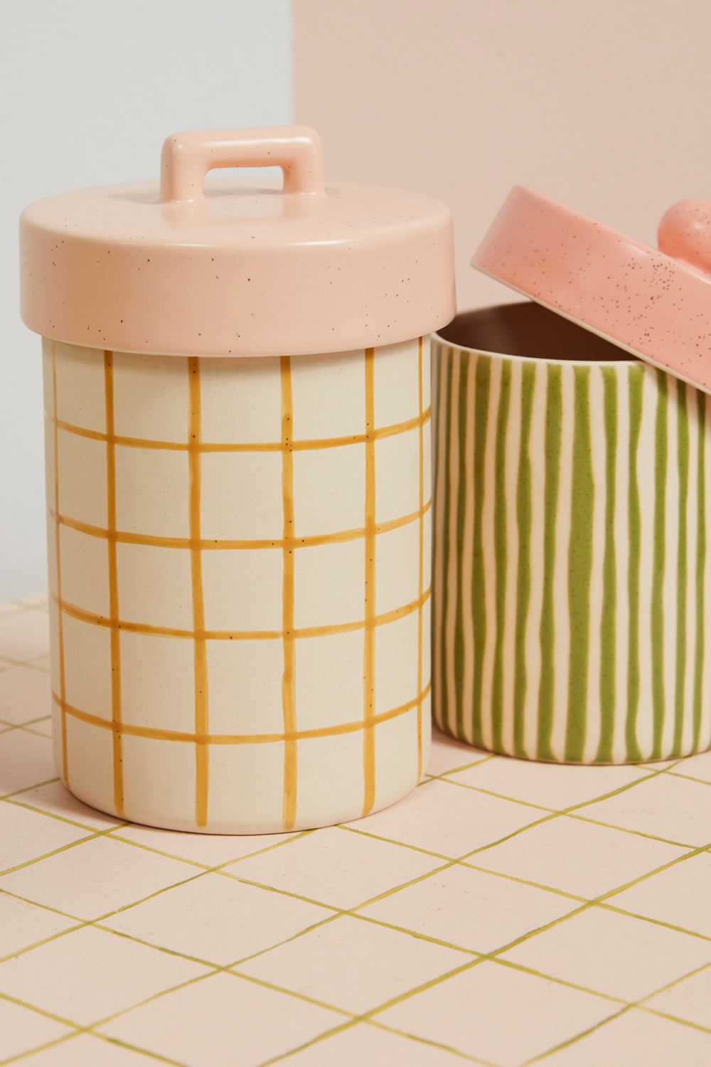 Margot Canister Set of 2 By Accent Decor | Planters, Troughs & Cachepots | Modishstore - 1