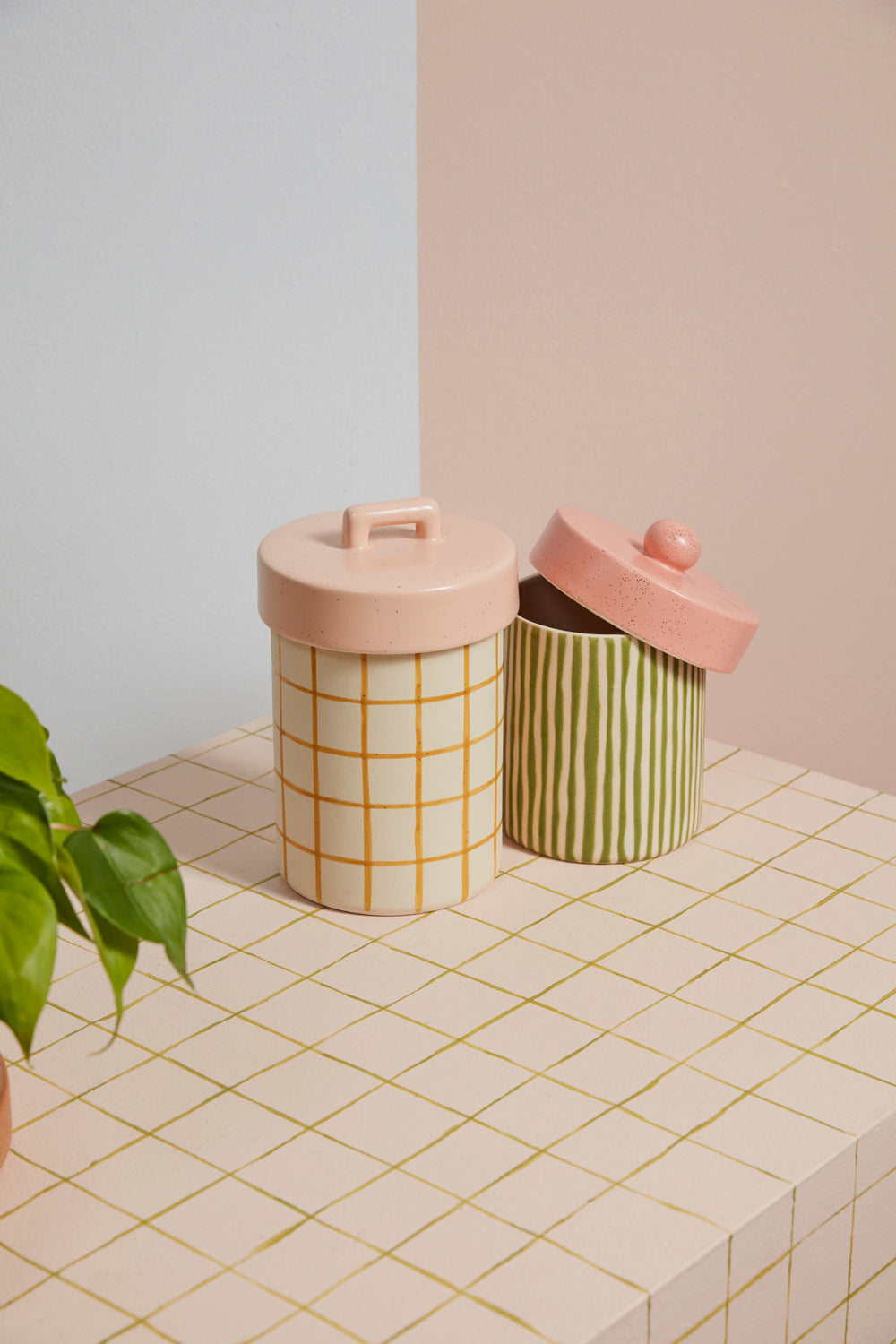 Margot Canister Set of 2 By Accent Decor | Planters, Troughs & Cachepots | Modishstore - 3