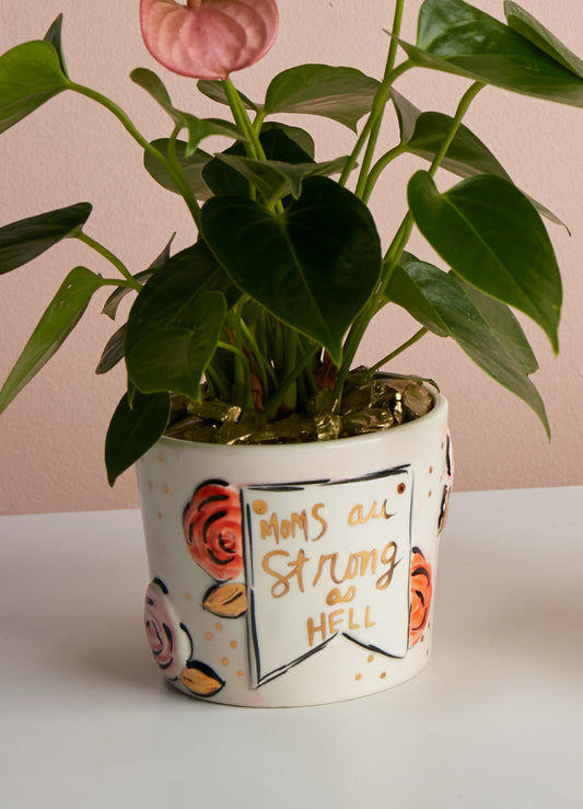 Matriarch Pot Set of 4 By Accent Decor | Planters, Troughs & Cachepots | Modishstore - 1