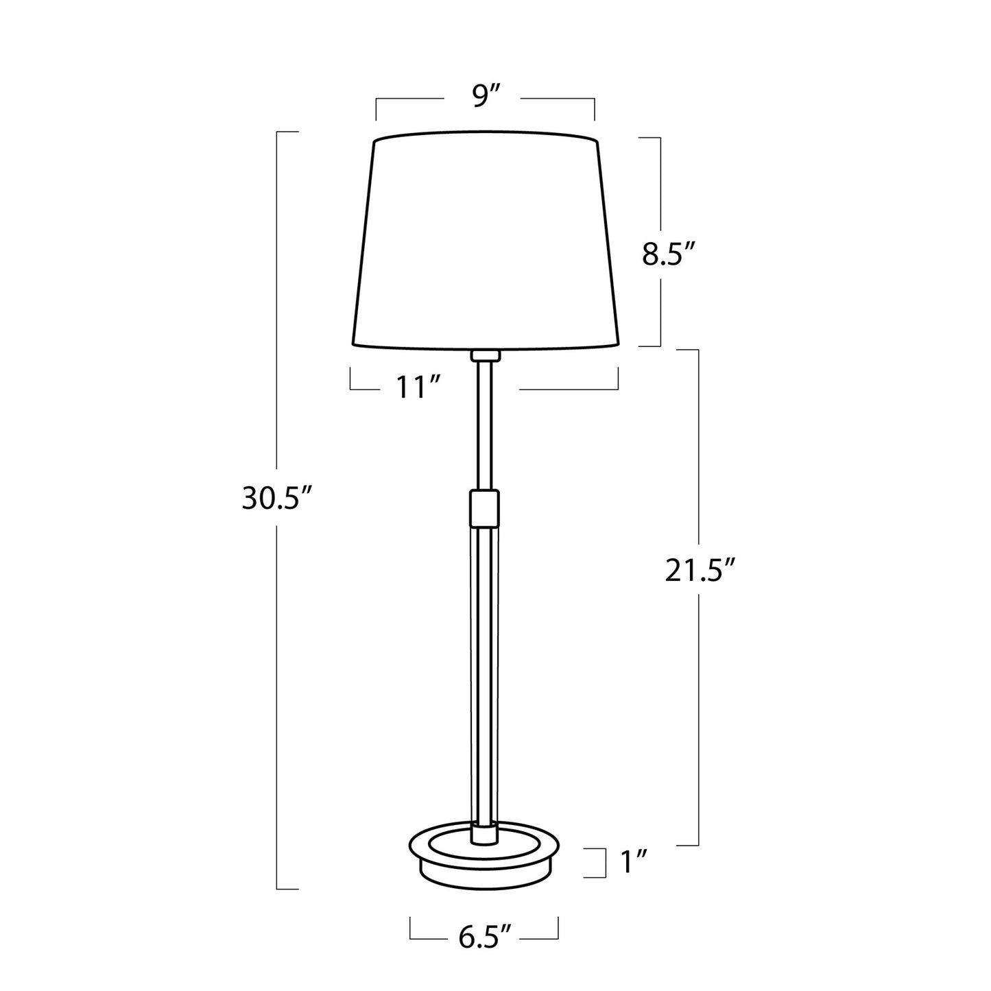 Auburn Crystal Buffet Lamp By Regina Andrew | Table Lamps | Modishstore - 5
