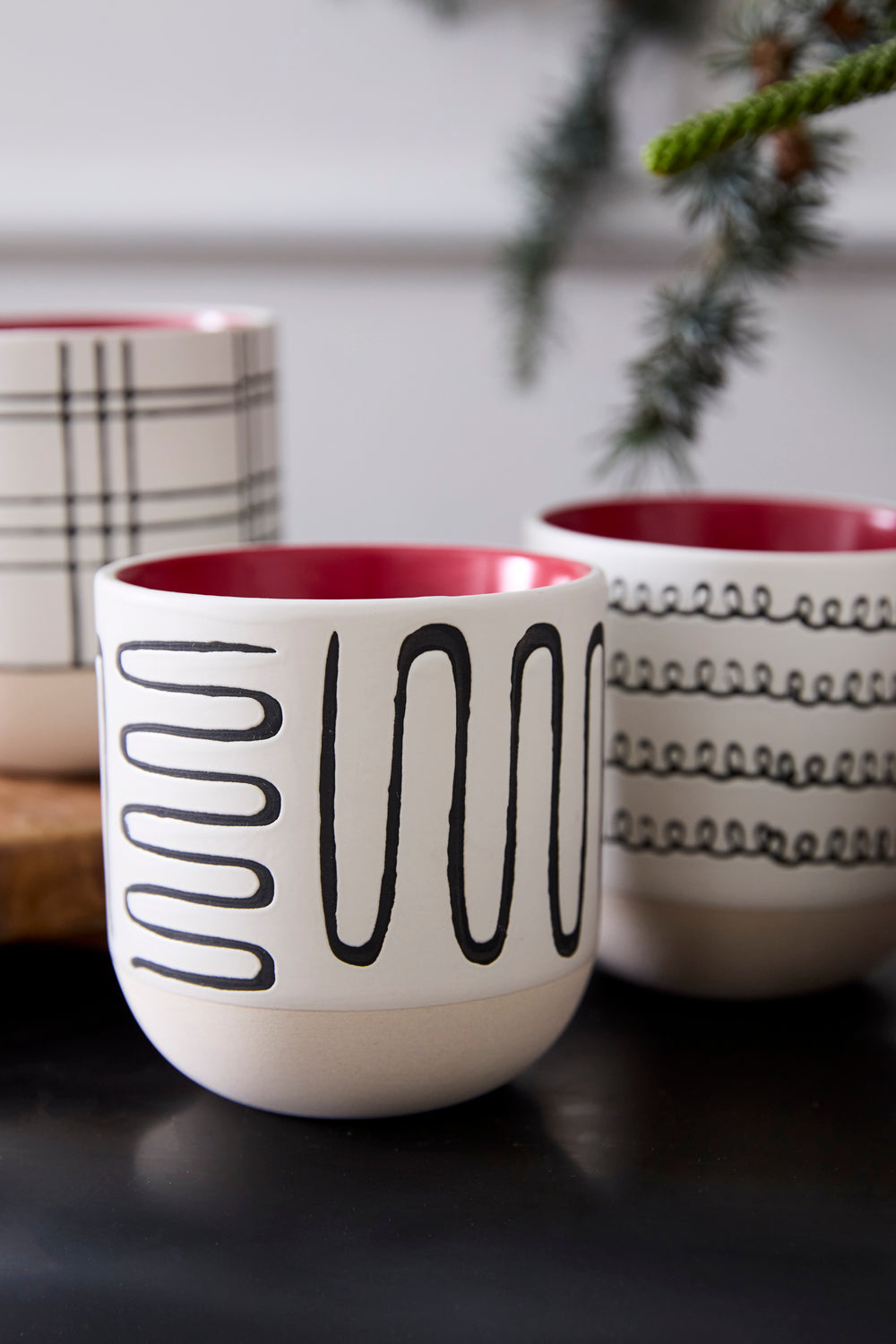 Merrick Mug - Set of 8 By Accent Decor | Planters, Troughs & Cachepots | Modishstore - 1