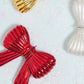 Metallic Bow Ornament Set of 8 By Accent Decor | Ornaments | Modishstore - 1
