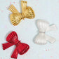 Metallic Bow Ornament Set of 8 By Accent Decor | Ornaments | Modishstore - 3