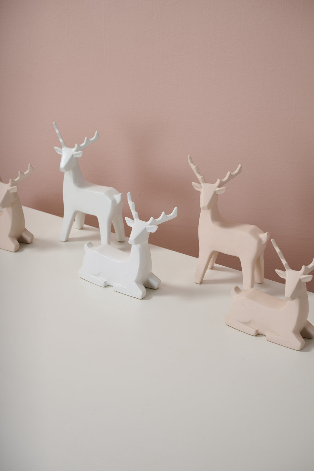 Minimal Deer Figurine Set of 4 By Accent Decor | Figurines | Modishstore - 3