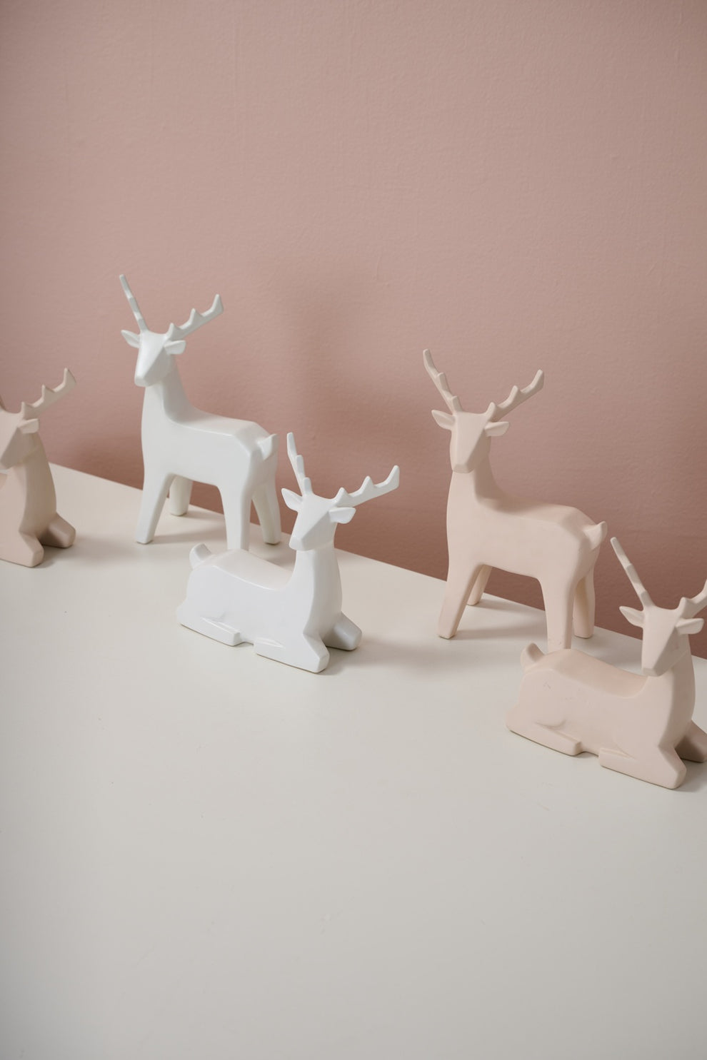 Minimal Deer Figurine Set of 4 By Accent Decor | Figurines | Modishstore - 3