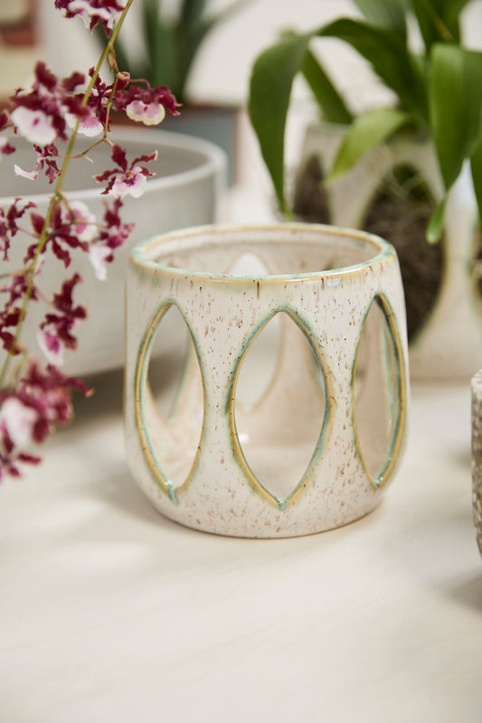 Minka Orchid Pot Set of 2 By Accent Decor | Planters, Troughs & Cachepots | Modishstore - 1