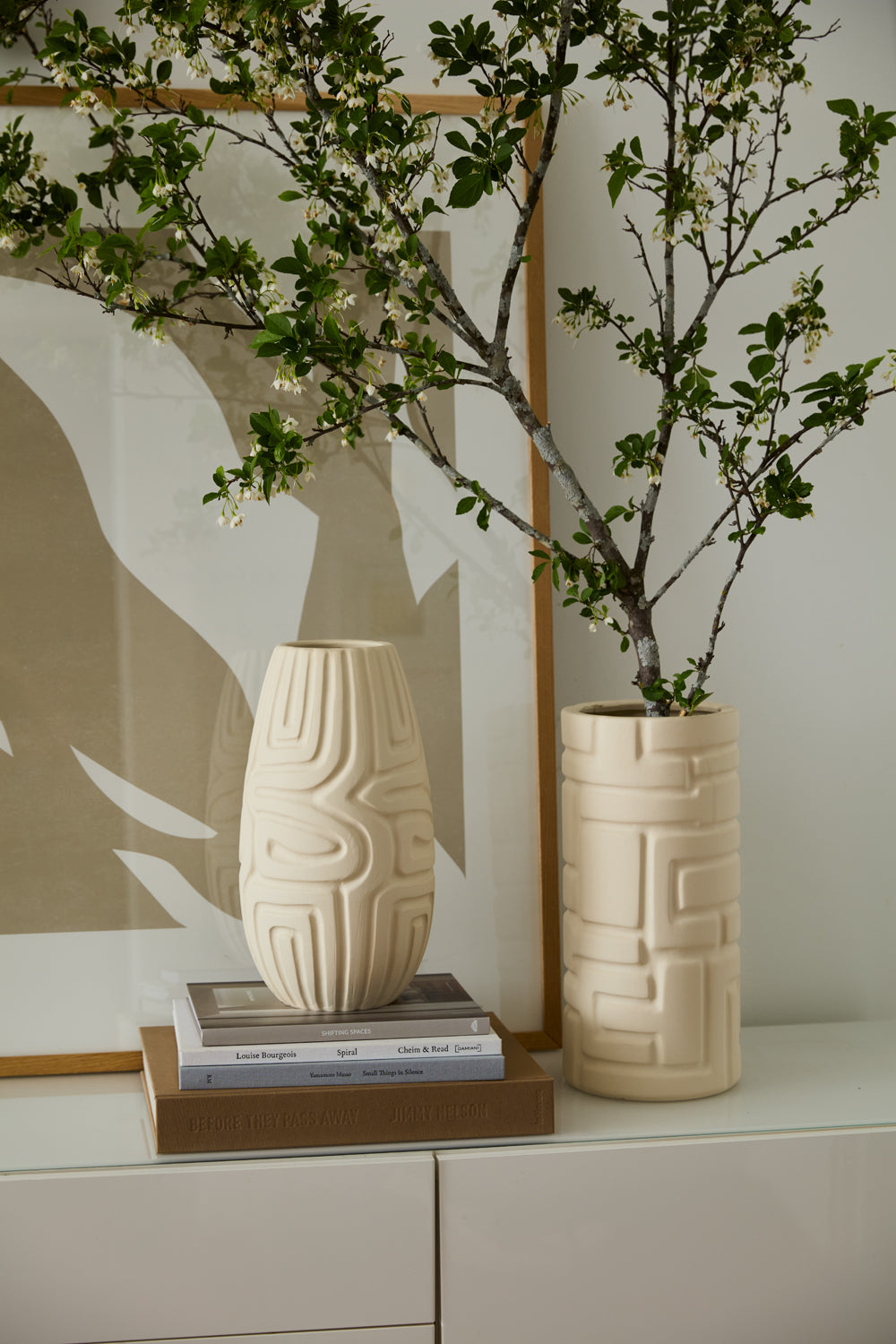 Minos Vase Set of 2 By Accent Decor | Vases | Modishstore - 3