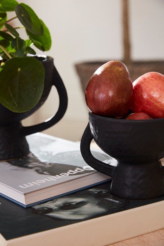 Mitla Footed Compote Set of 4 By Accent Decor | Planters, Troughs & Cachepots | Modishstore - 1