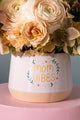Mom Vibes Pot Set of 4 By Accent Decor | Planters, Troughs & Cachepots | Modishstore - 2 - Mom Vibes Pot Set of 4 By Accent Decor