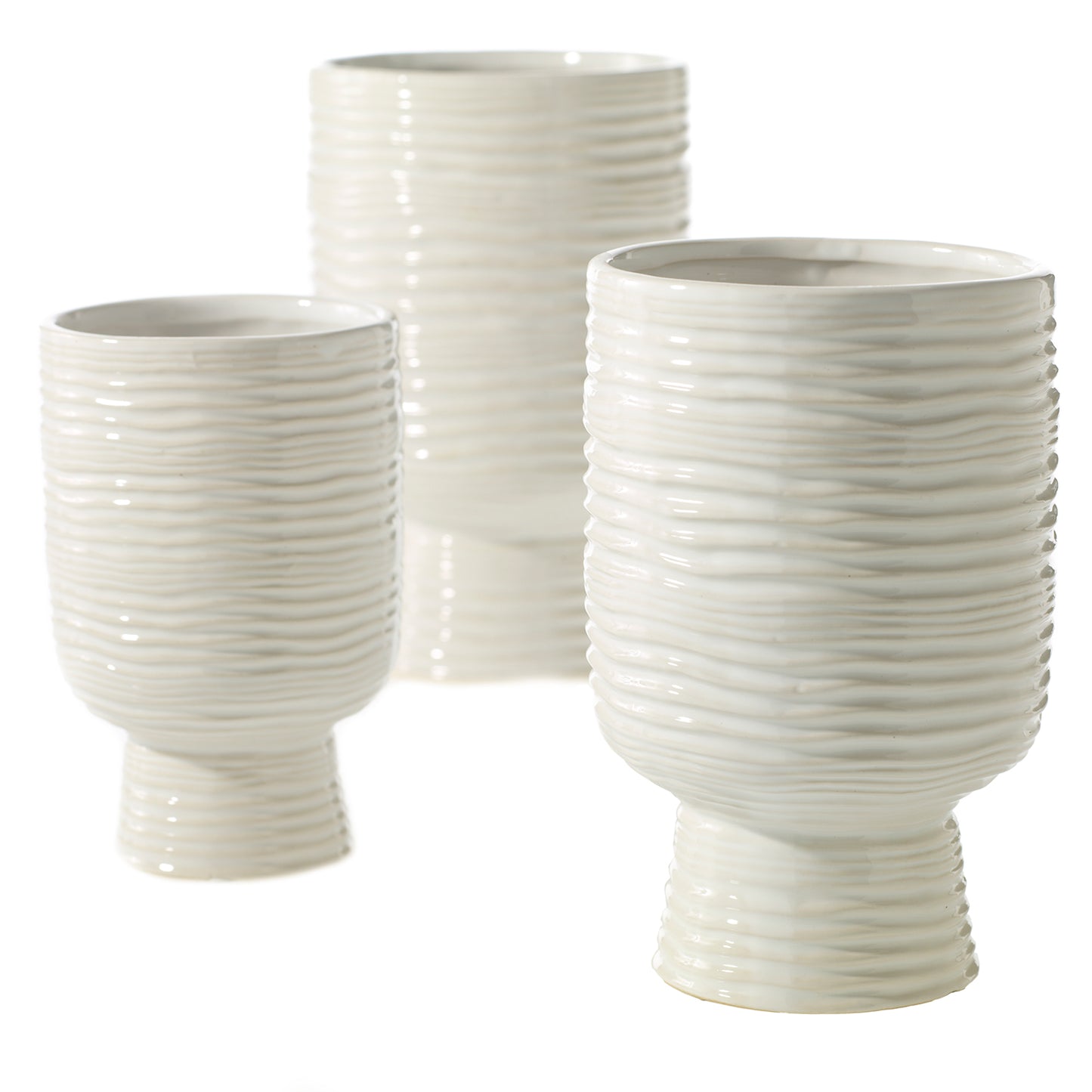 Monaco Vase Set of 4 By Accent Decor | Vases | Modishstore - 5