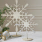 Moonlit Snowflake Stand Set of 2 By Accent Decor | Planters, Troughs & Cachepots | Modishstore - 5
