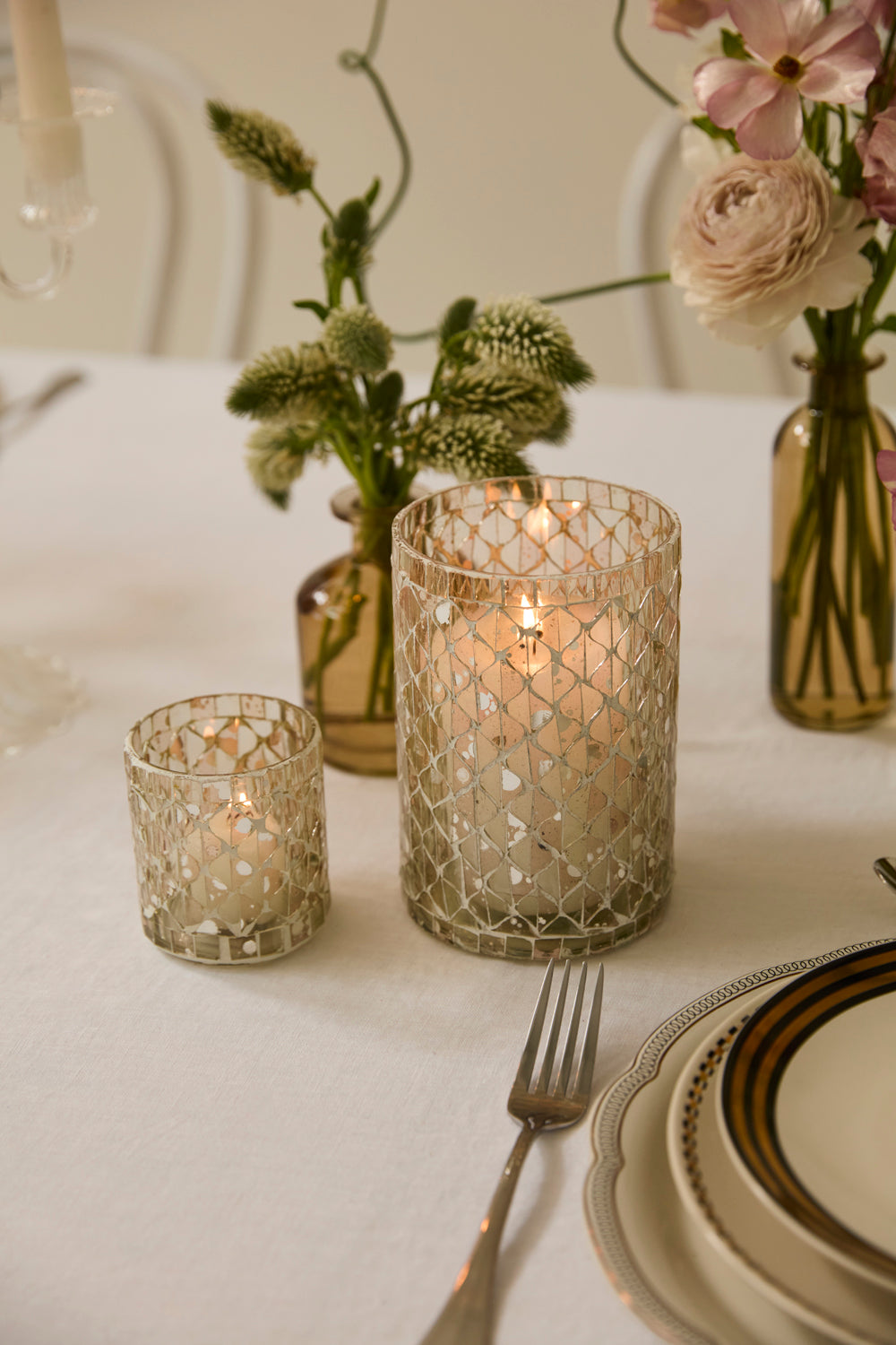 Moonlit Votive Set of 4 By Accent Decor | Stands | Modishstore - 3