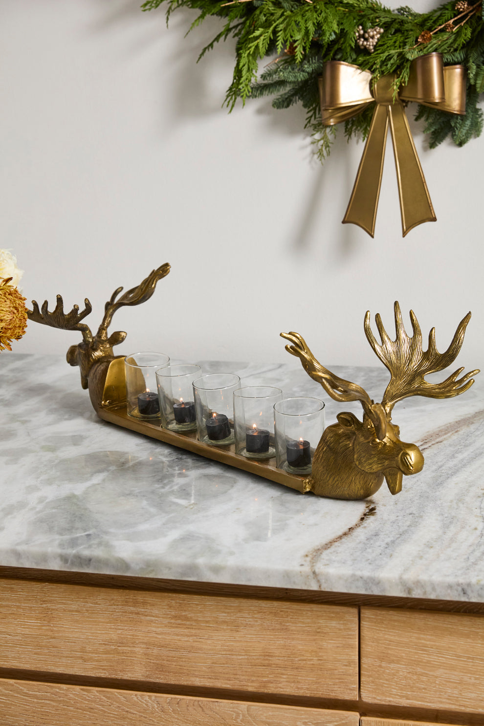 Moose Candleholder By Accent Decor | Candle Holders | Modishstore - 3