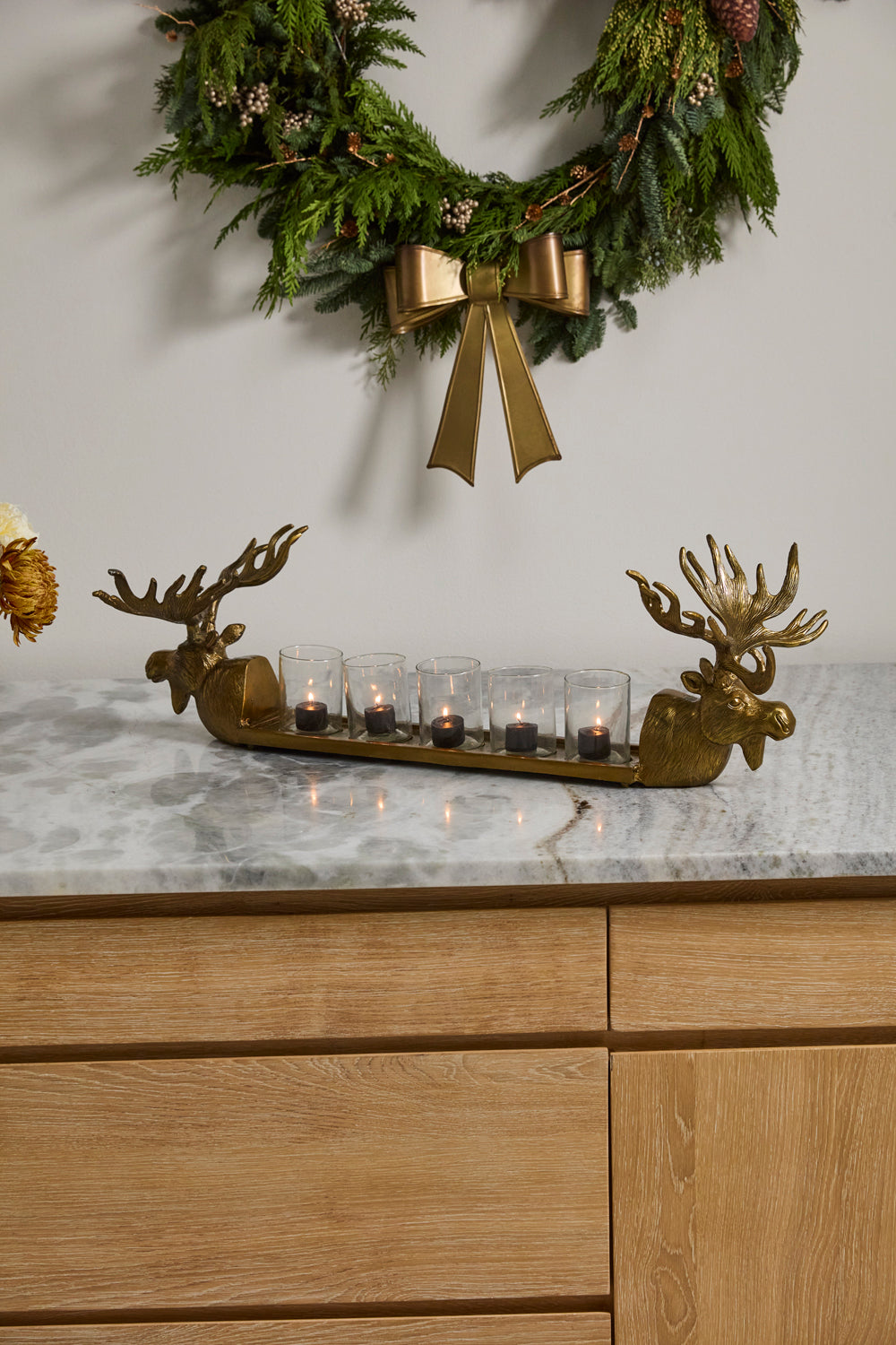 Moose Candleholder By Accent Decor | Candle Holders | Modishstore - 4