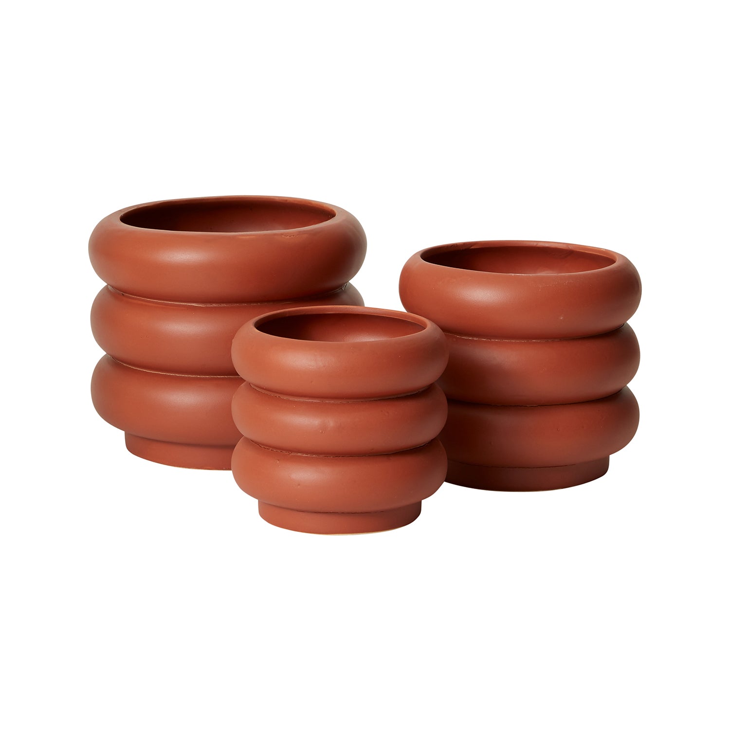 Motley Pot Set of 8 By Accent Decor | Planters, Troughs & Cachepots | Modishstore - 5